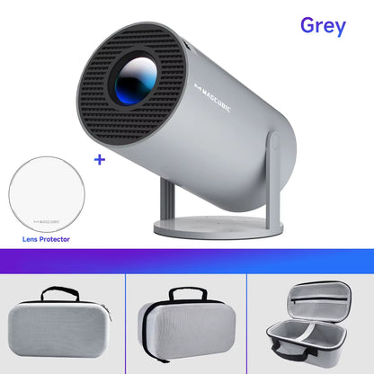 Projetor HY300 Pro 4K Android 11 Dual Wifi6 290ANSI Allwinner H713 BT5.0 1080P 1280*720P Home Cinema Projetor Externo
